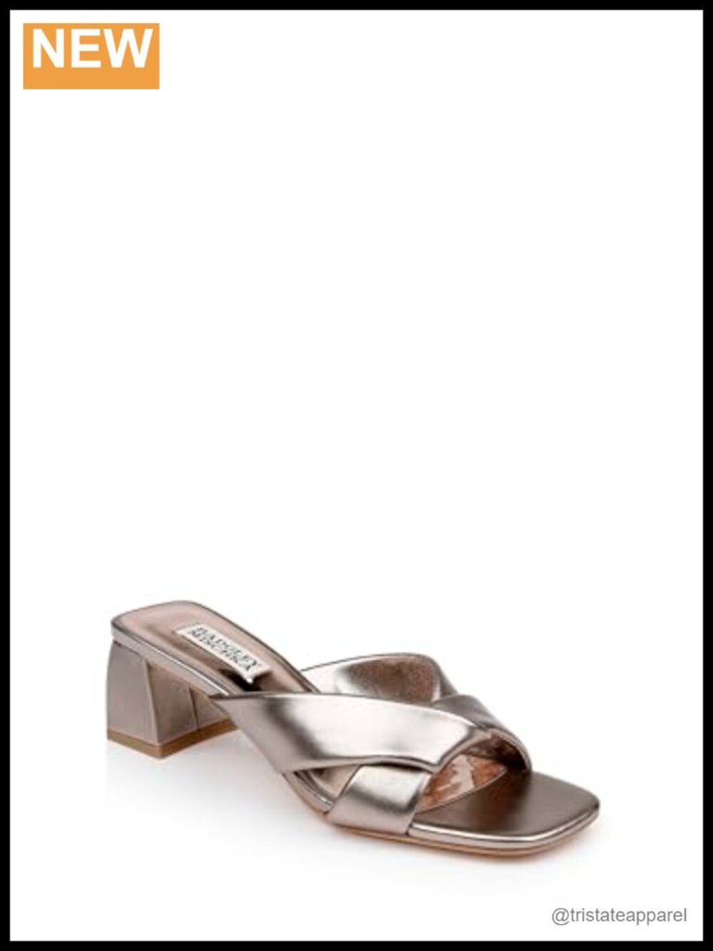 Leather Block Heel Ankle Strap Sandals